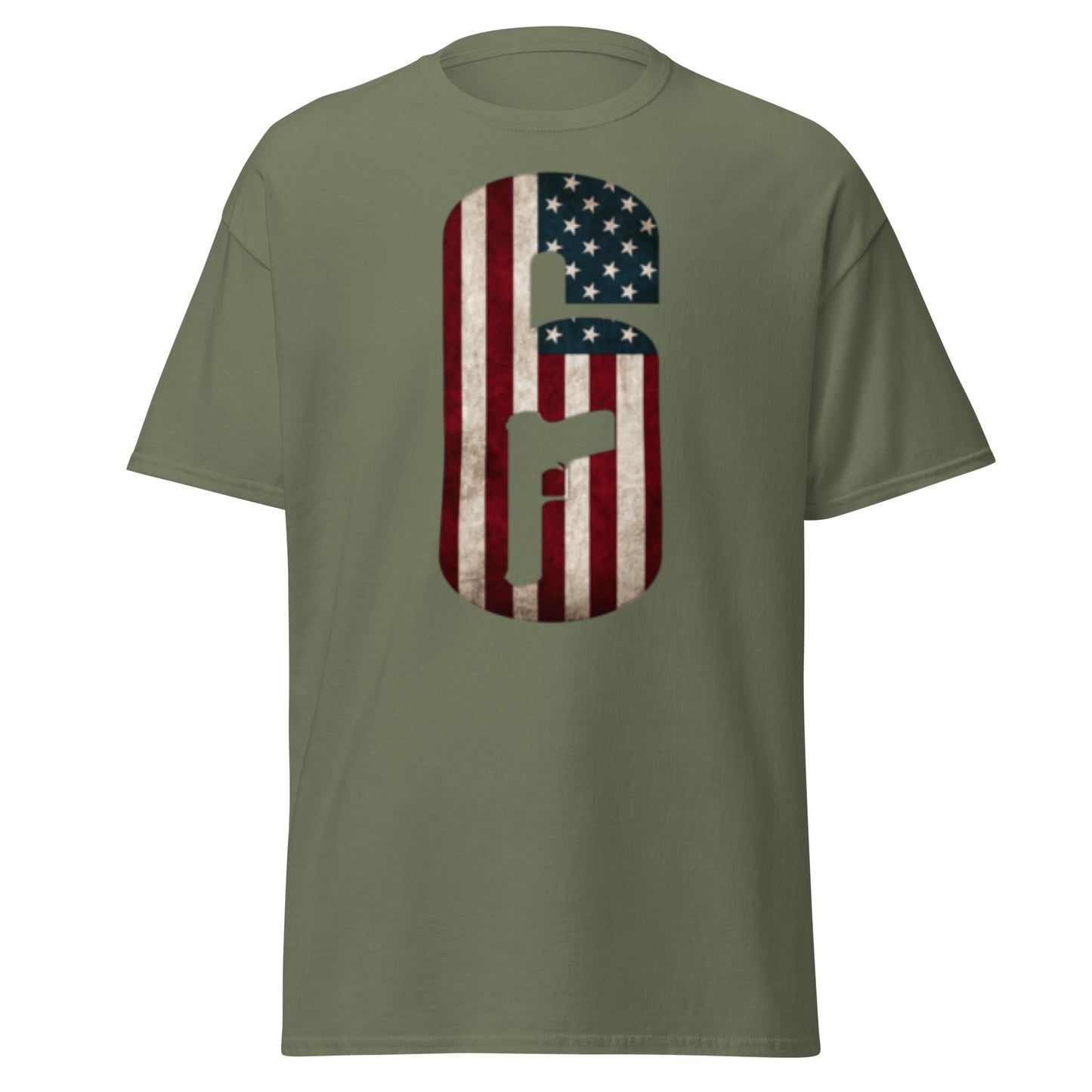 R6 American Flag tee