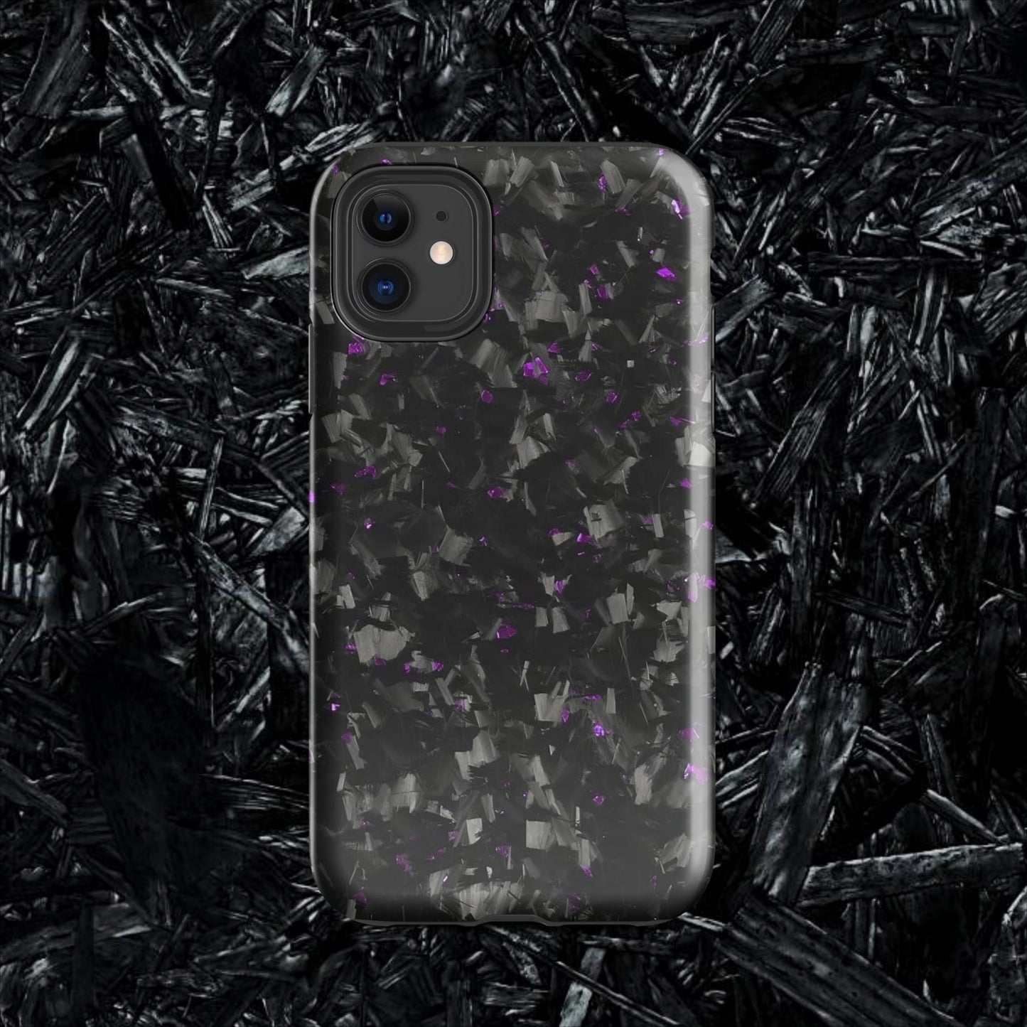 Purple Forged Carbon Case for iPhone®