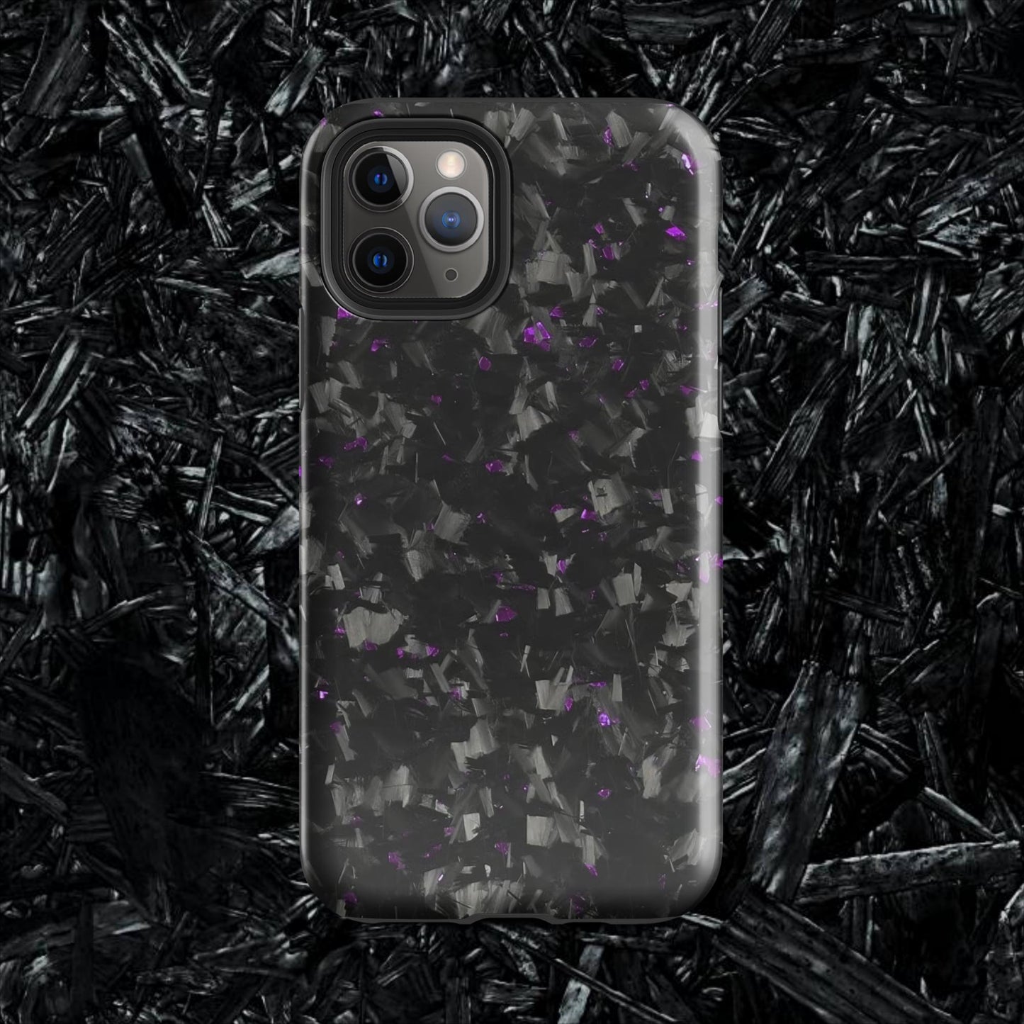 Purple Forged Carbon Case for iPhone®