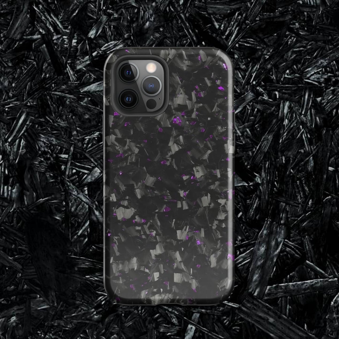 Purple Forged Carbon Case for iPhone®