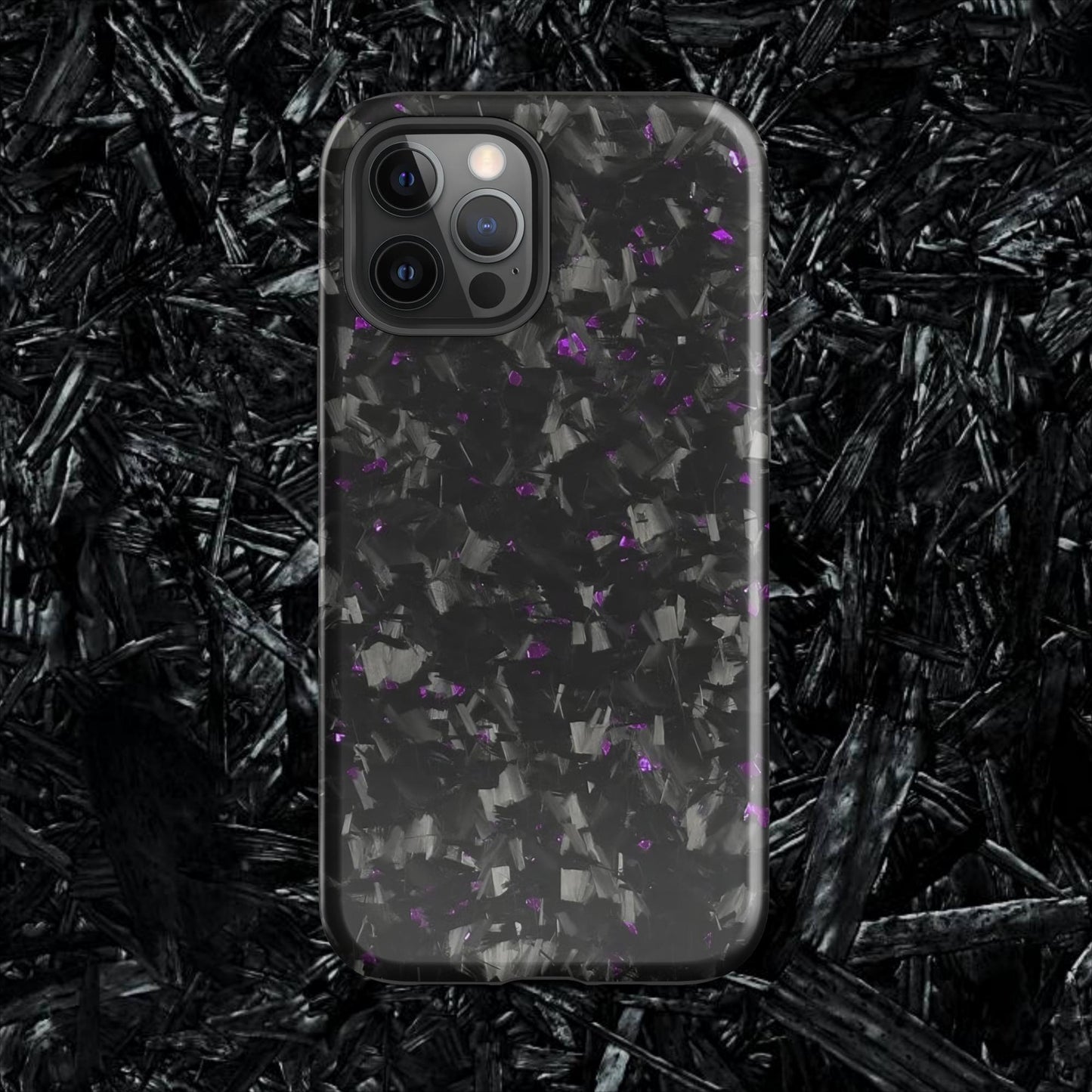 Purple Forged Carbon Case for iPhone®