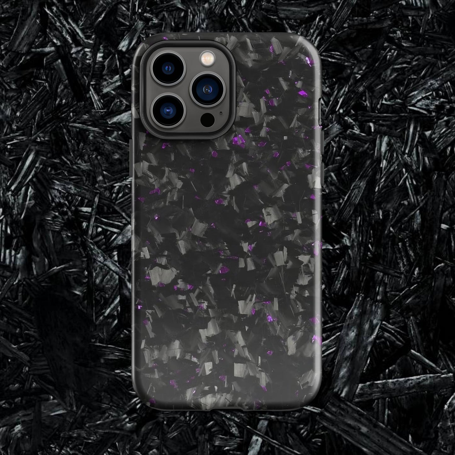 Purple Forged Carbon Case for iPhone®