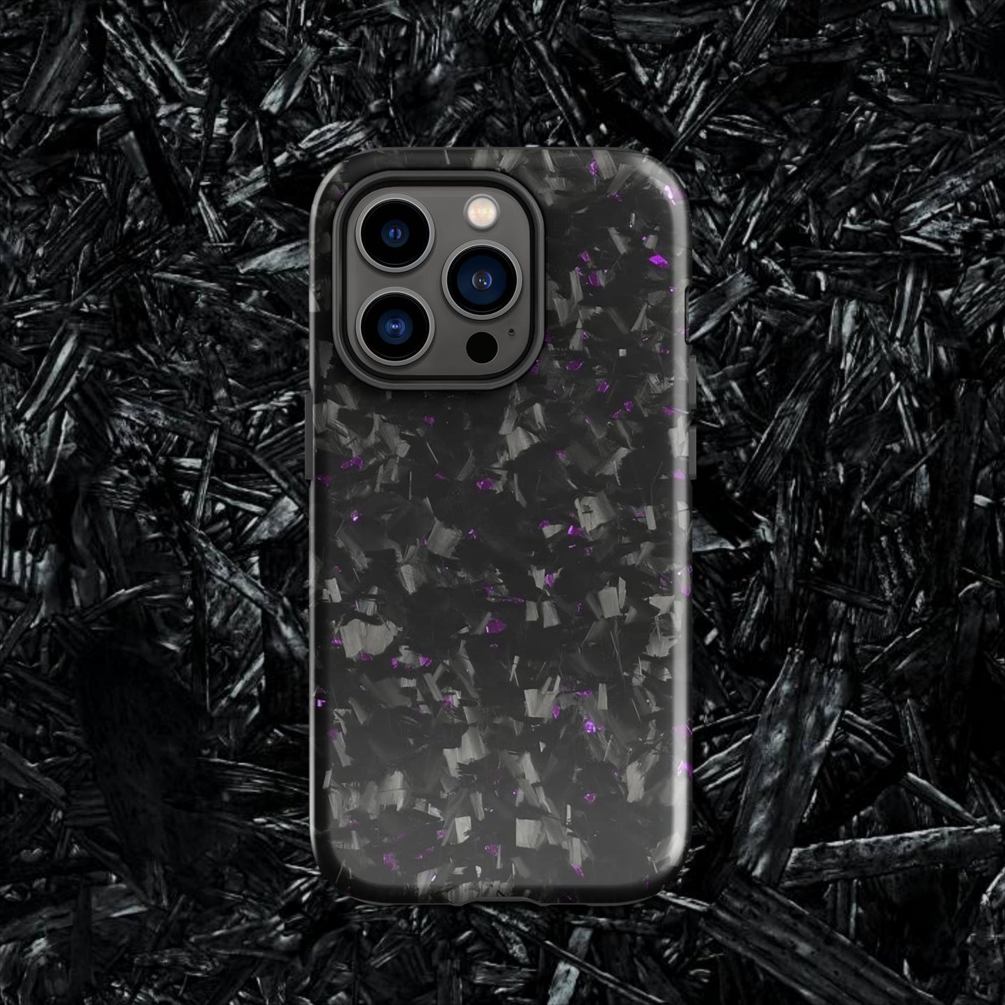 Purple Forged Carbon Case for iPhone®