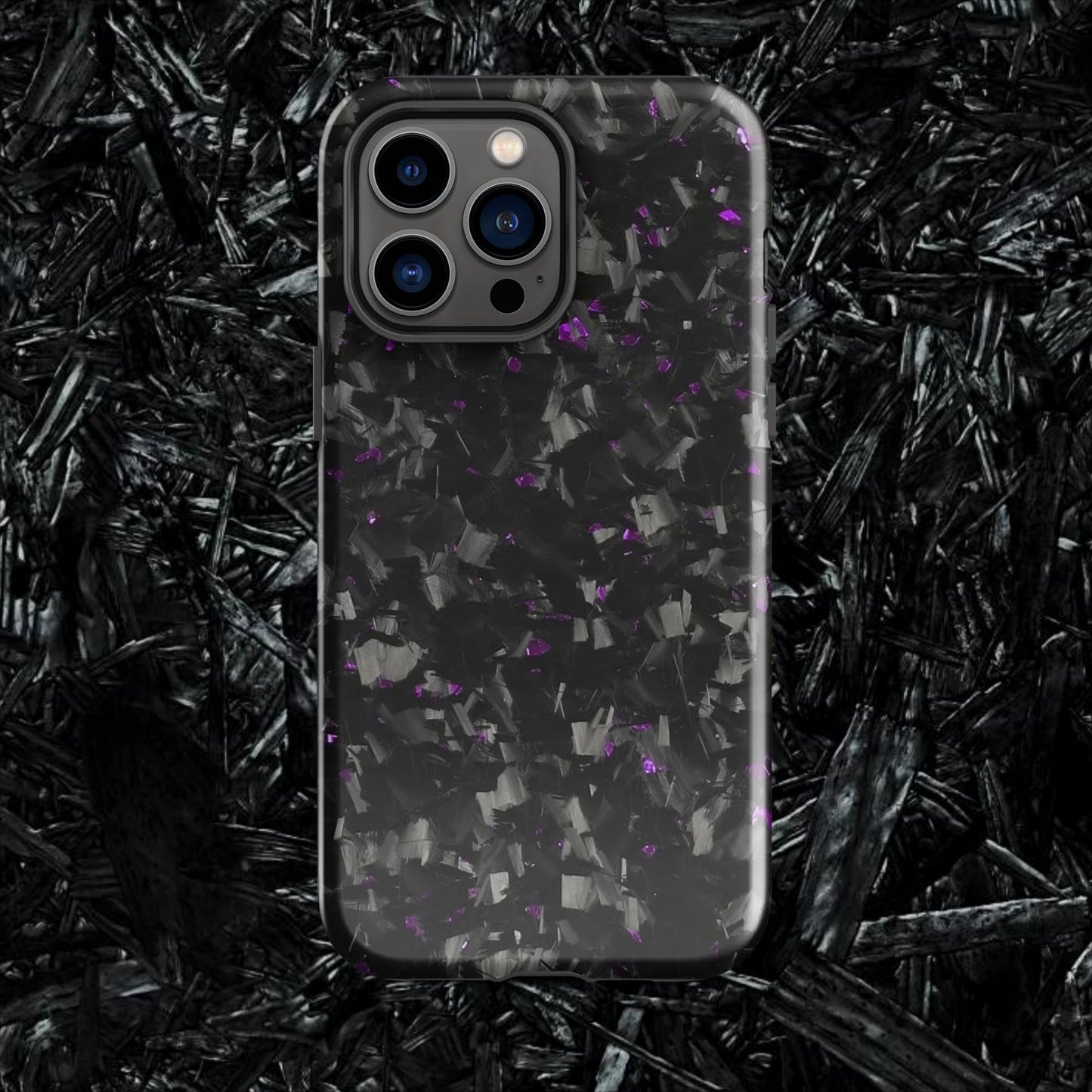 Purple Forged Carbon Case for iPhone®