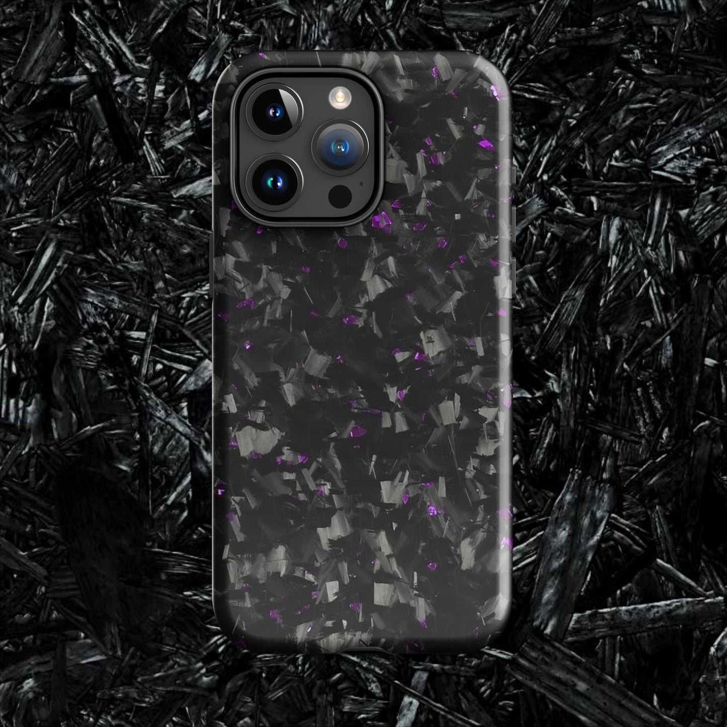 Purple Forged Carbon Case for iPhone®
