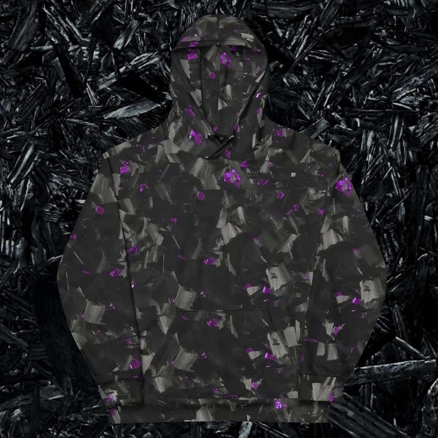 Purple Forged Carbon Hoodie